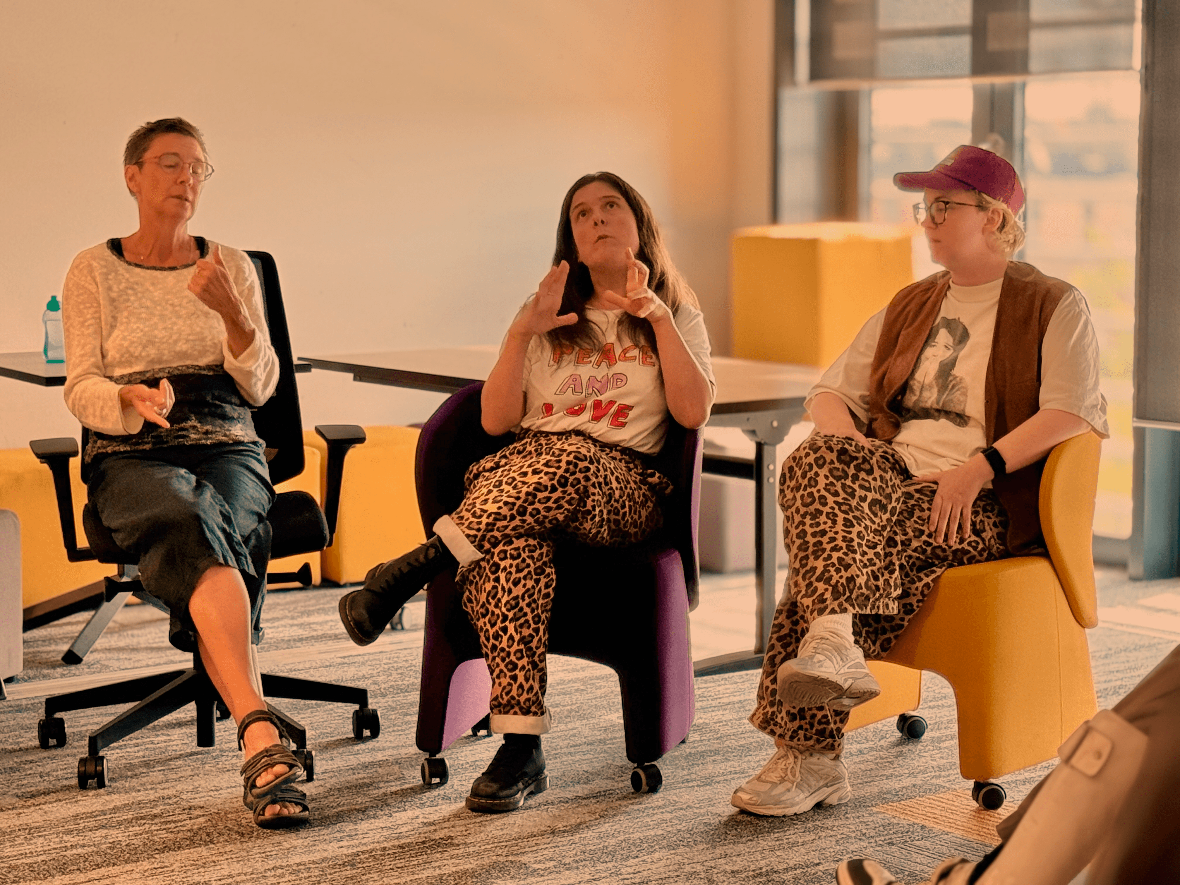 Panel of four people at Cannes 2024 at The Drum Studio