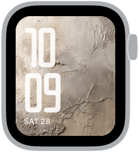 stone wash Apple Watch face preview 3 featuring modern.