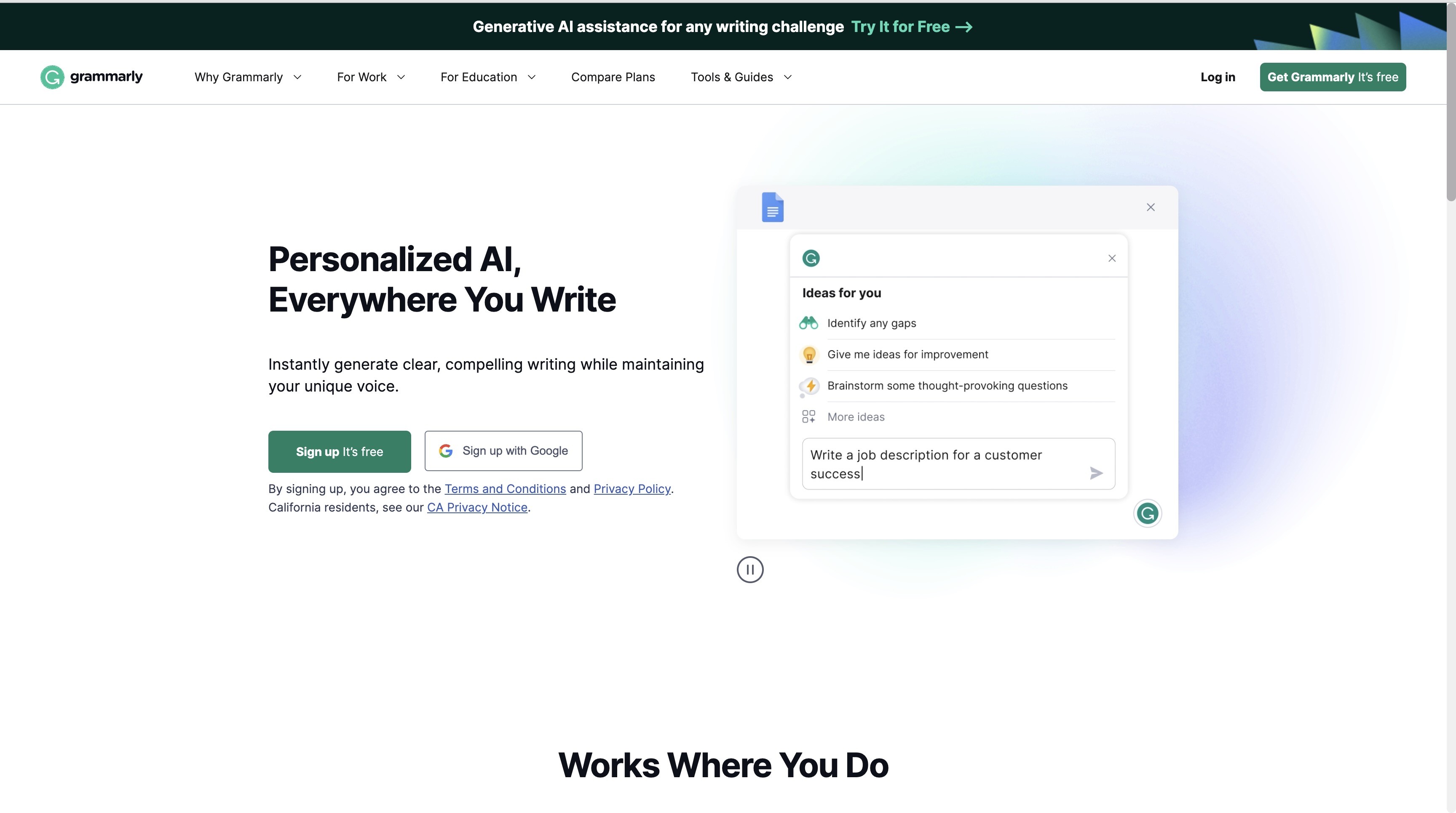 free content writing tools