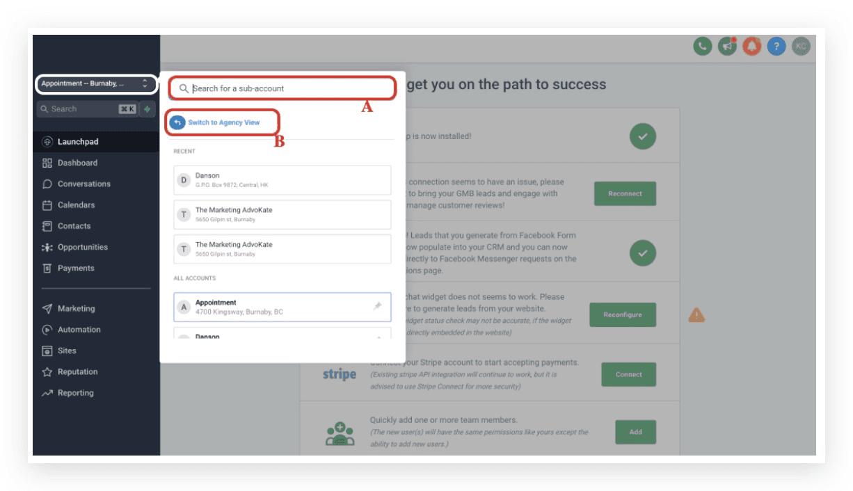 3 AI CRMs with Multiple Workspaces for Clients - GoHigh level workspace