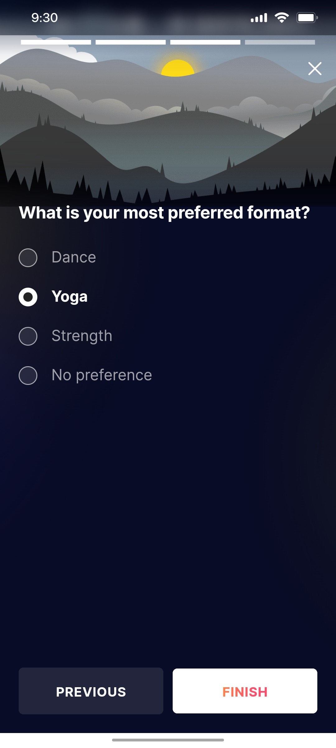 Cult.fit App Finish Screen