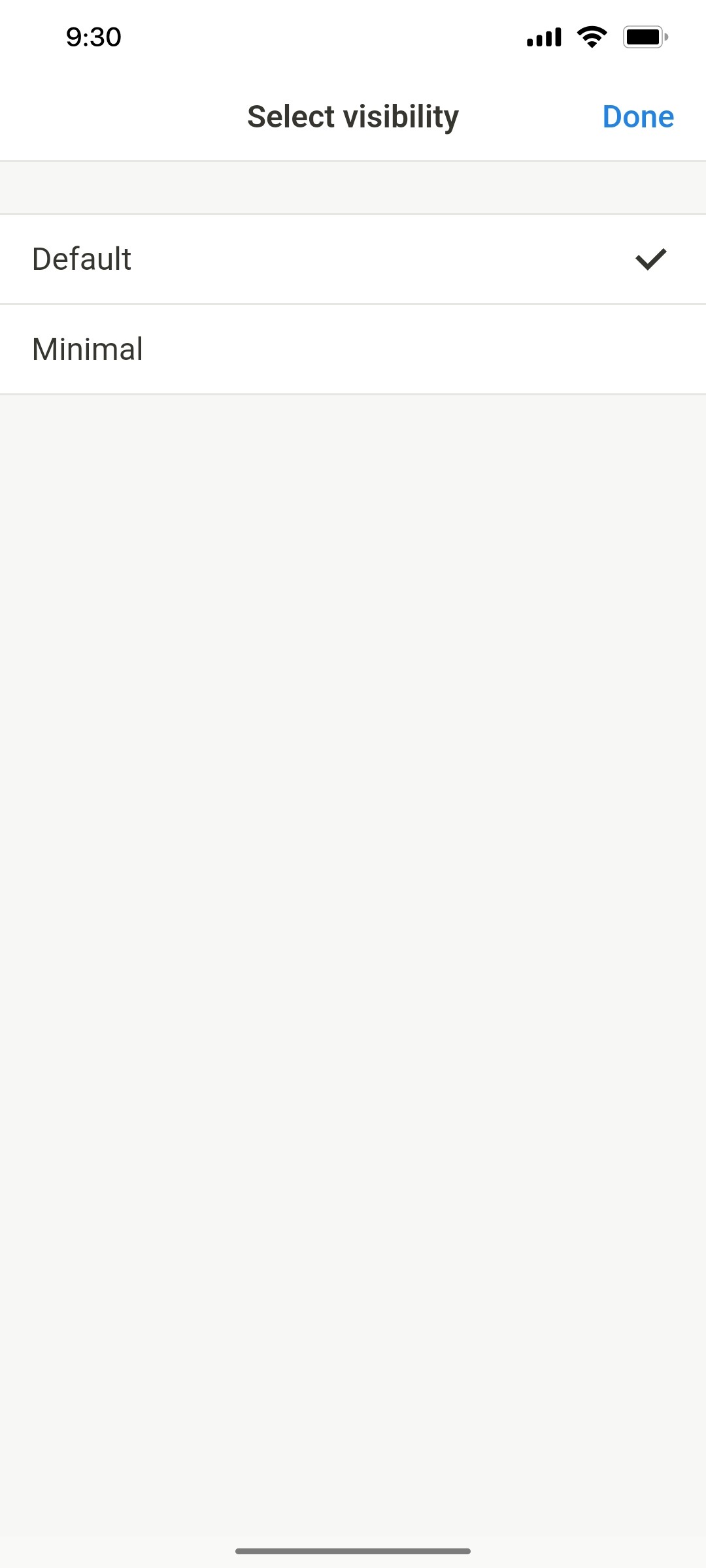 Notion App  Default Screen