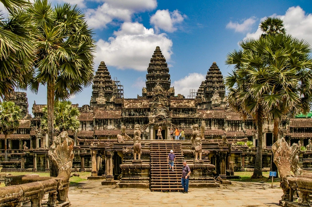 Front entrance of Angkor Wat temple