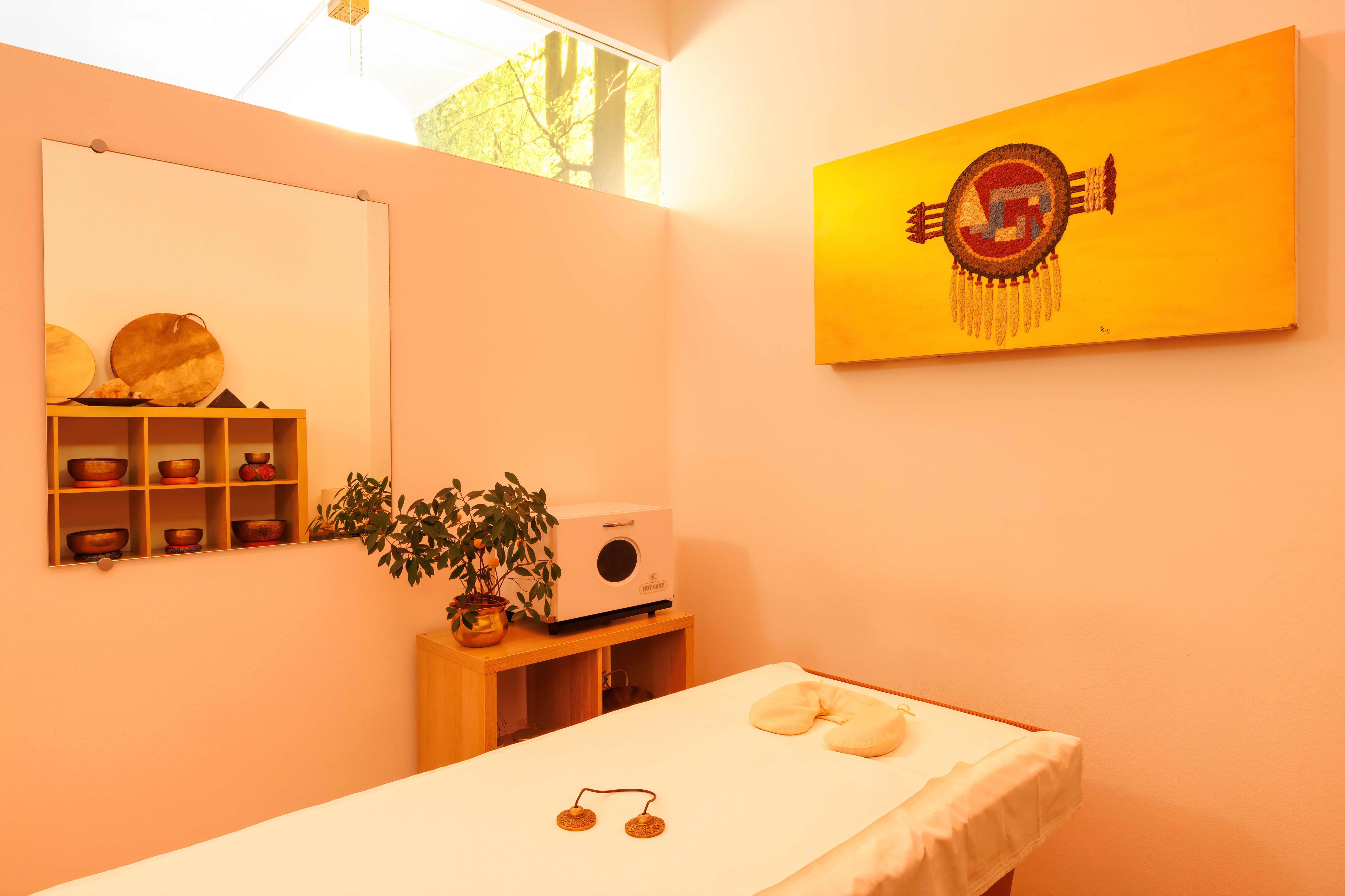 Spa treatment room