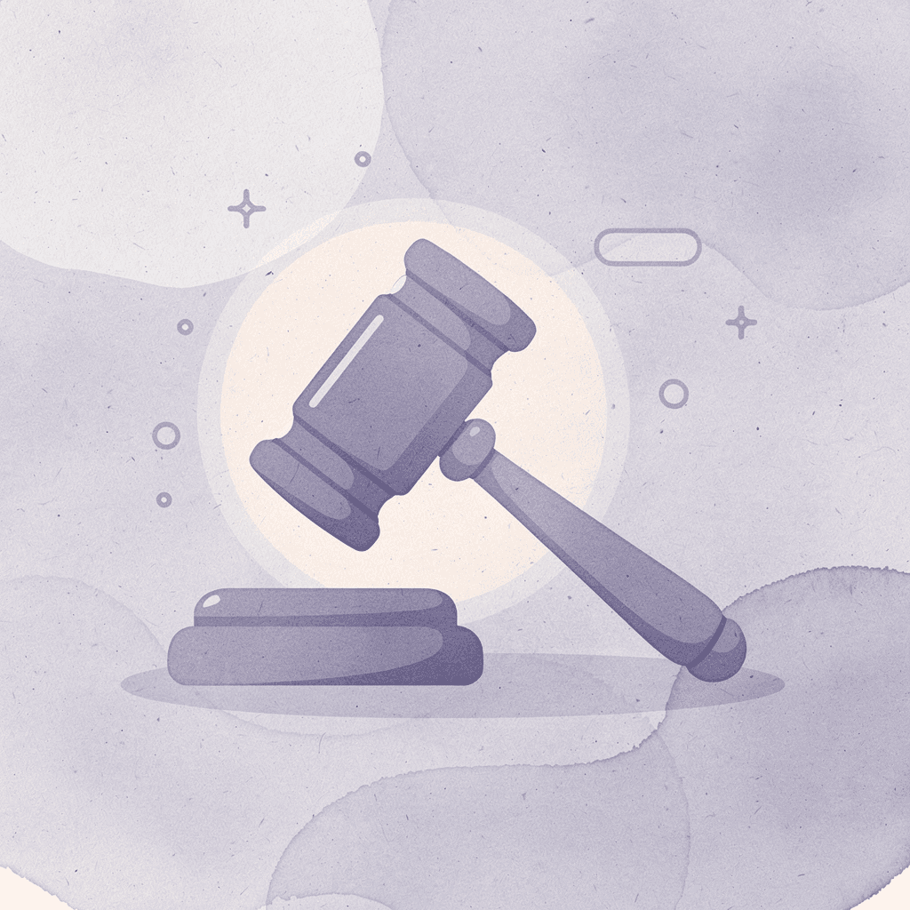 Gavel icon representing legal sequence requirements - How To Liquidate A Company
