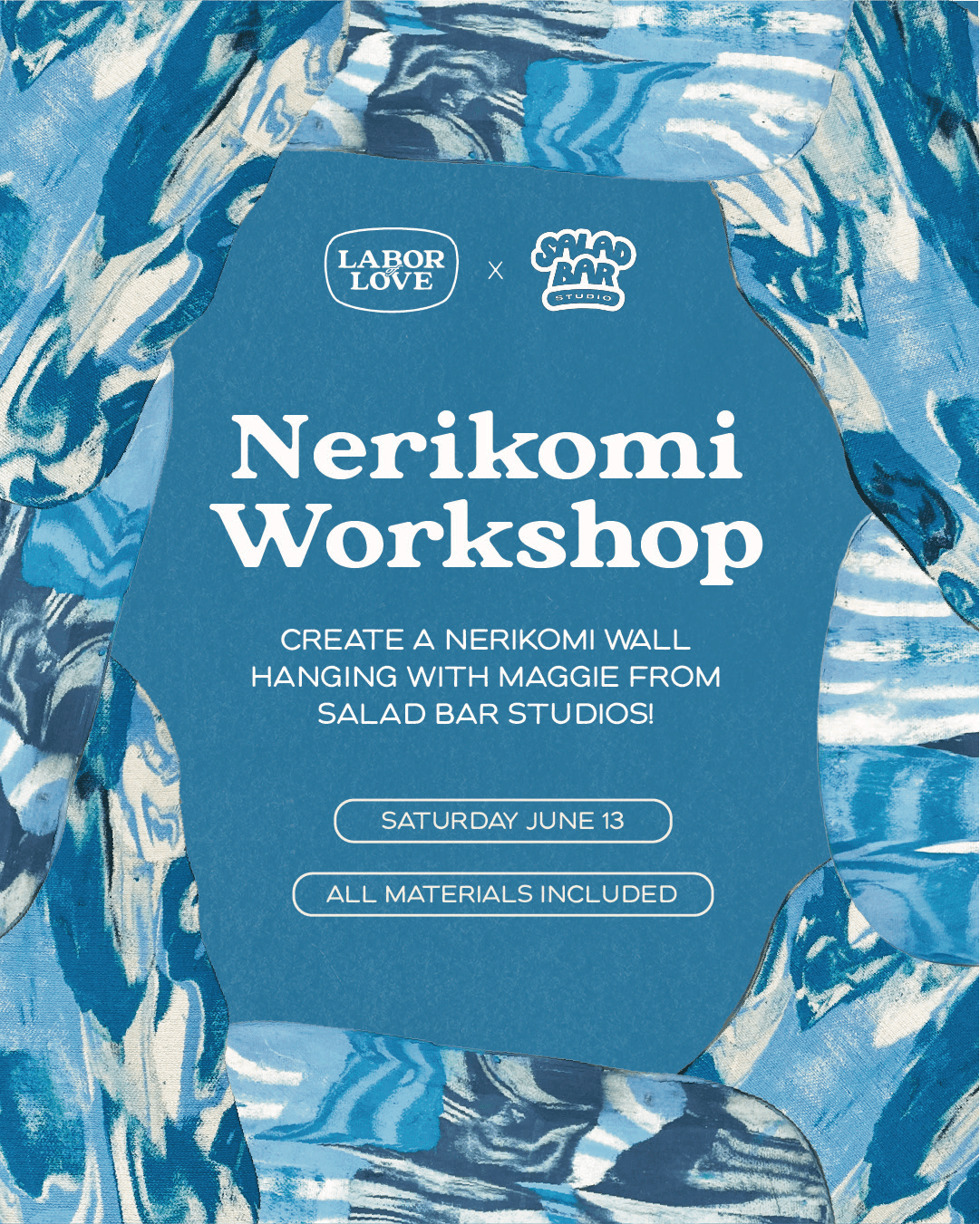 Nerikomi  Workshop with Salad Bar Studio