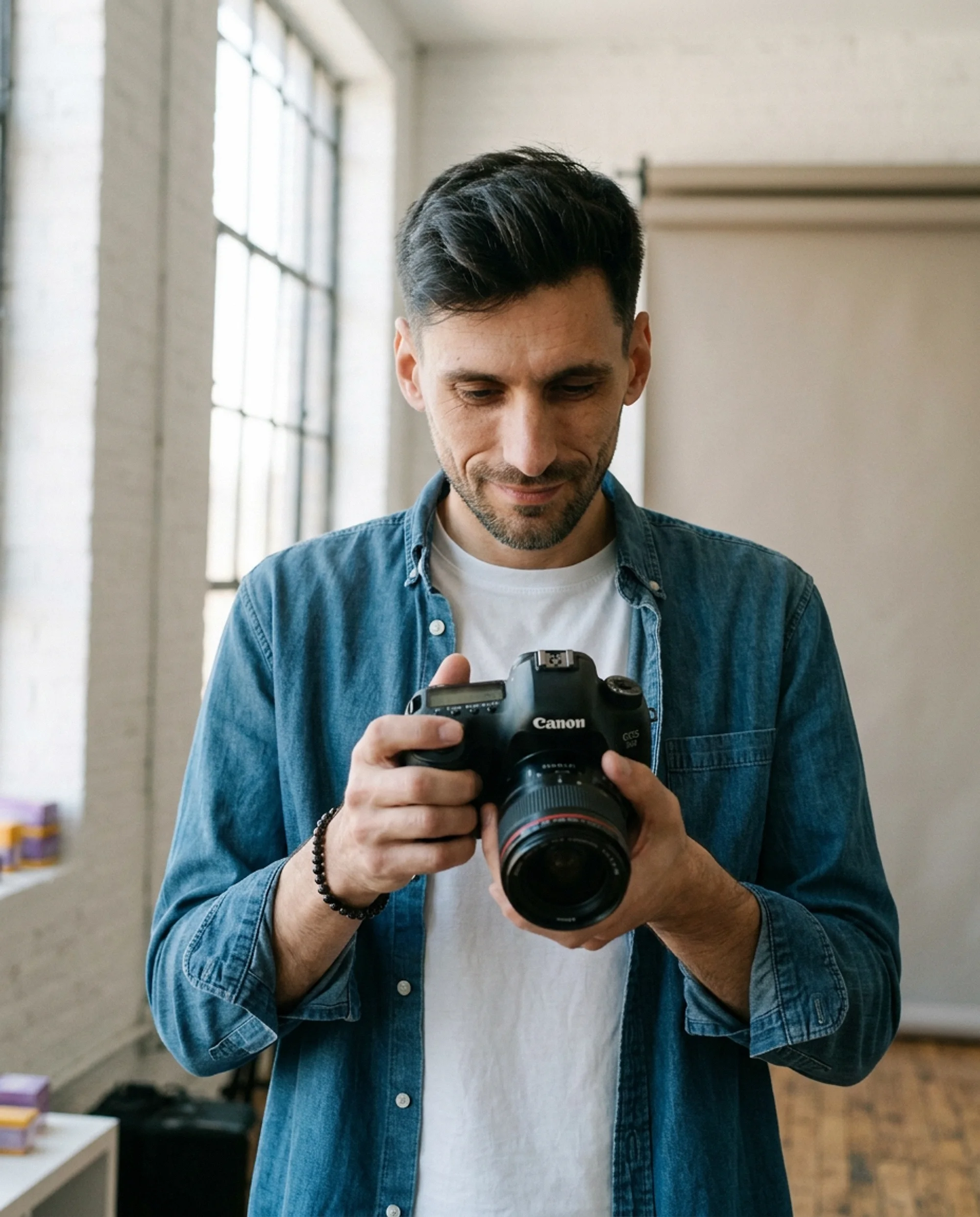 Jackson Reed in the Gowanus studio