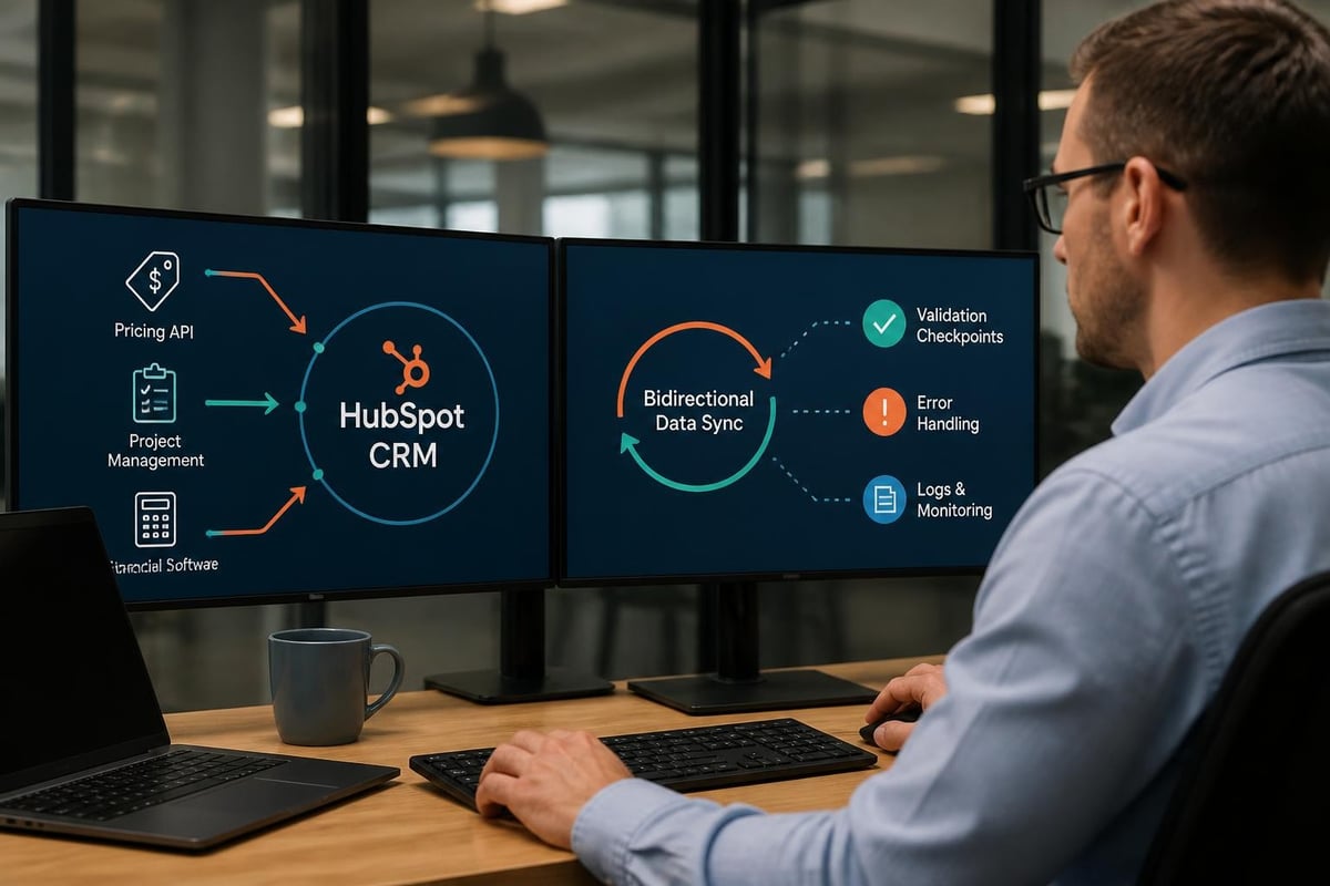 CRM integration workflow