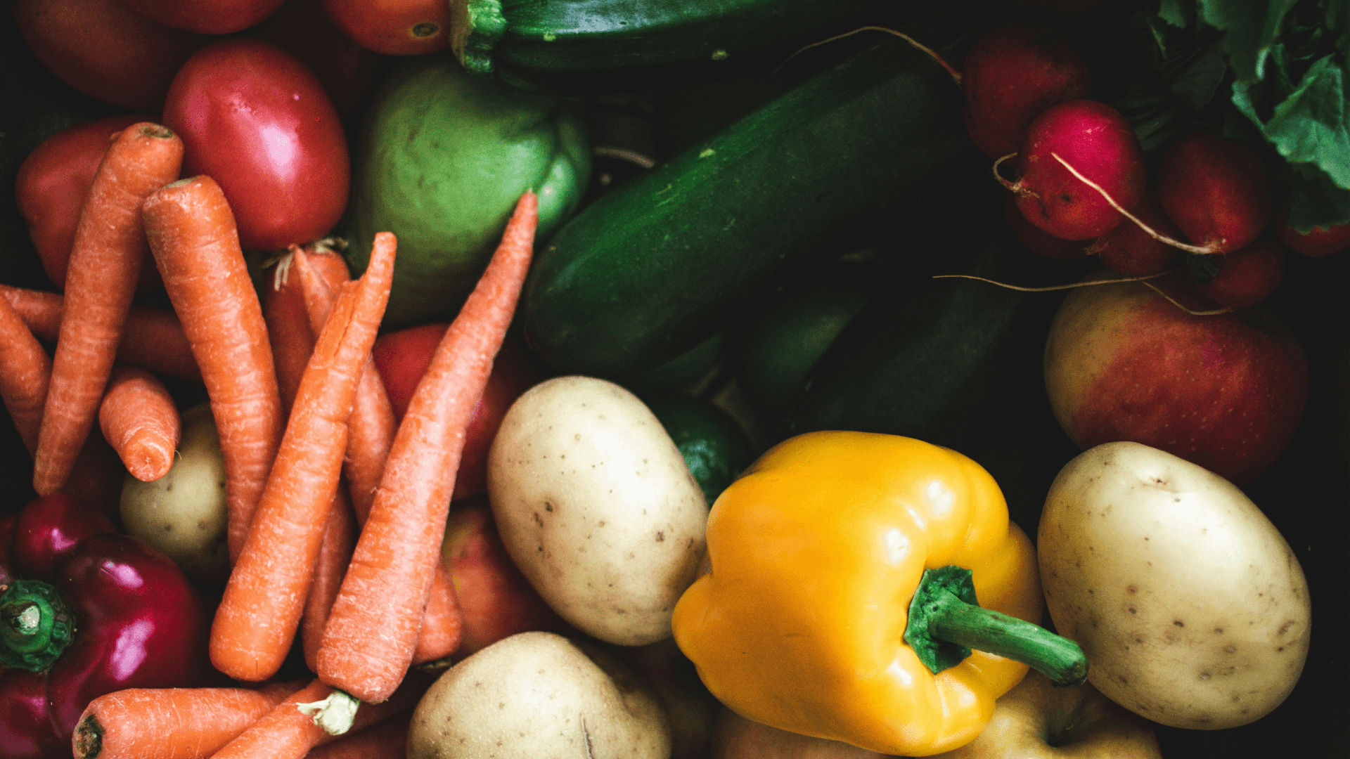 A selection of delicious looking vegetables