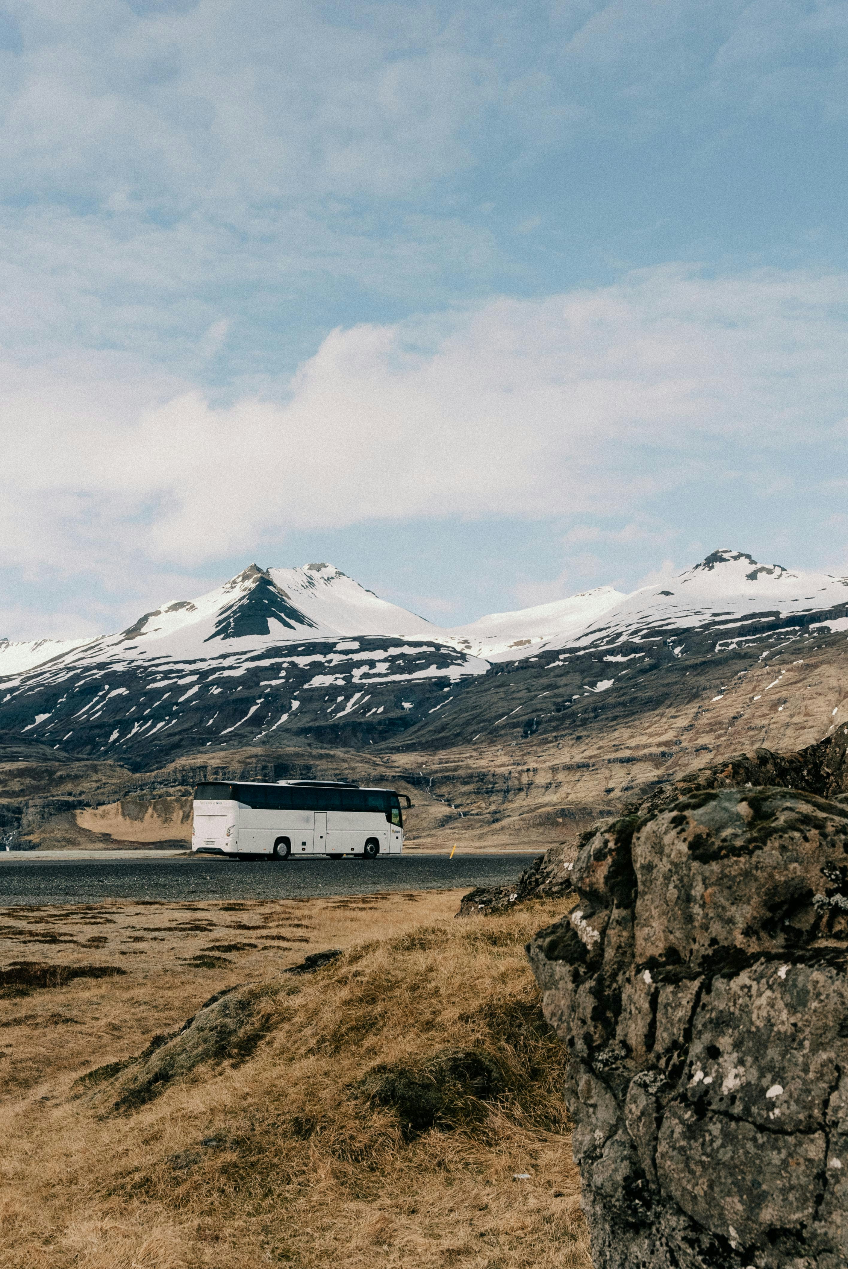 Bus in Iceland 