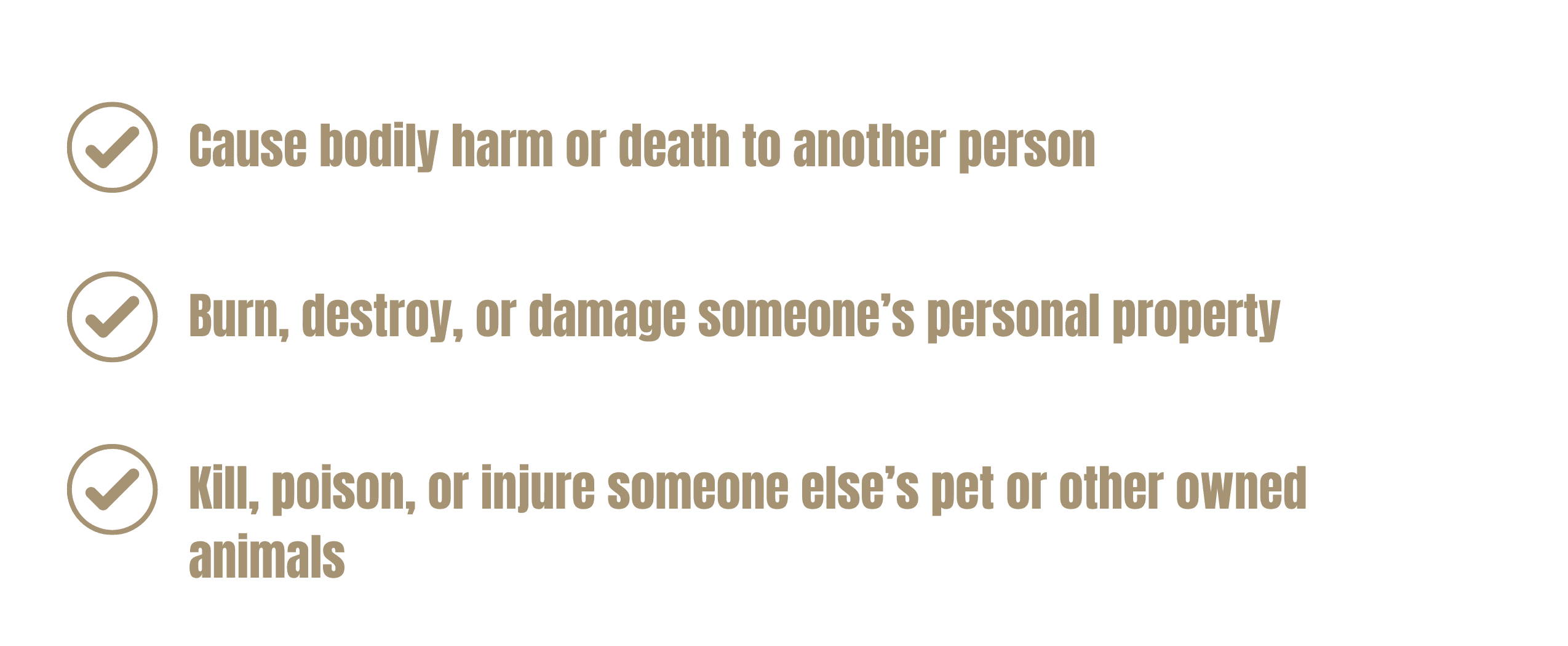 A graphic explaining the conditions that fall under uttering threats criminal code.