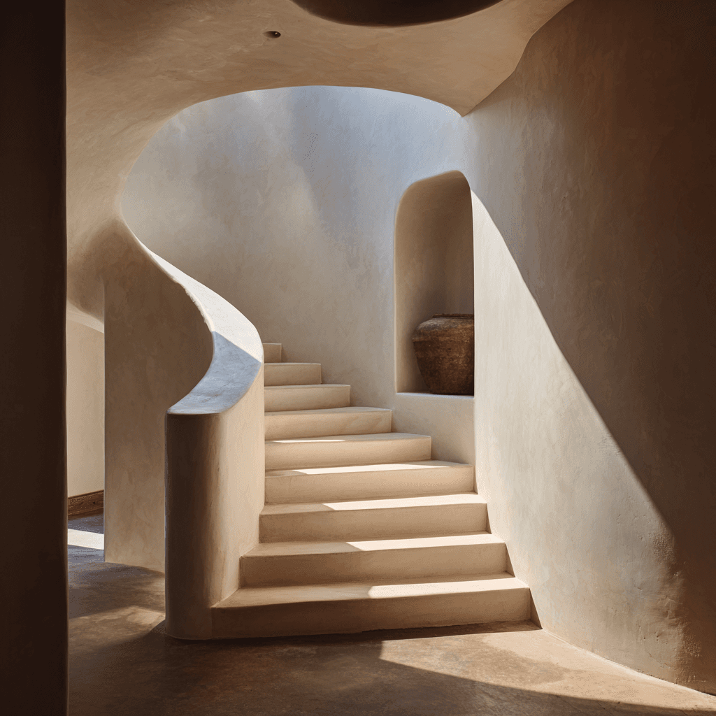 Clean minimal white architecture background