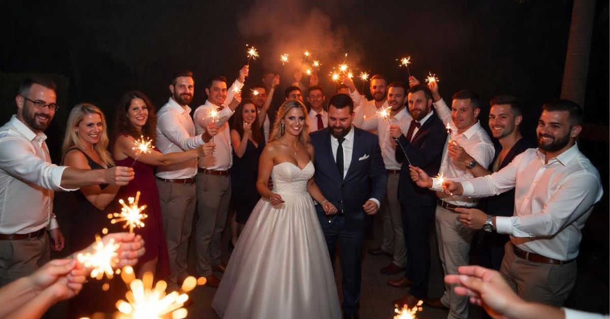 Wedding ceremony set against a natural Ontario backdrop