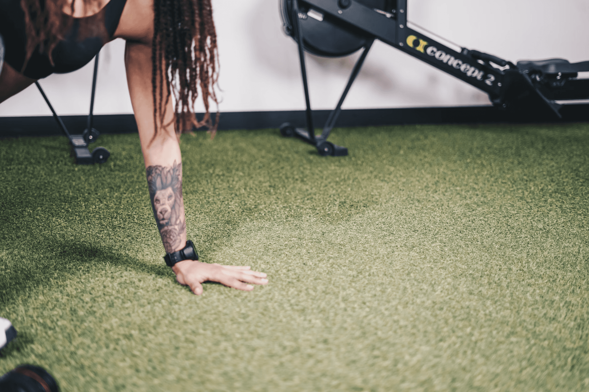 Crossfit Athlete Using a Pedometer