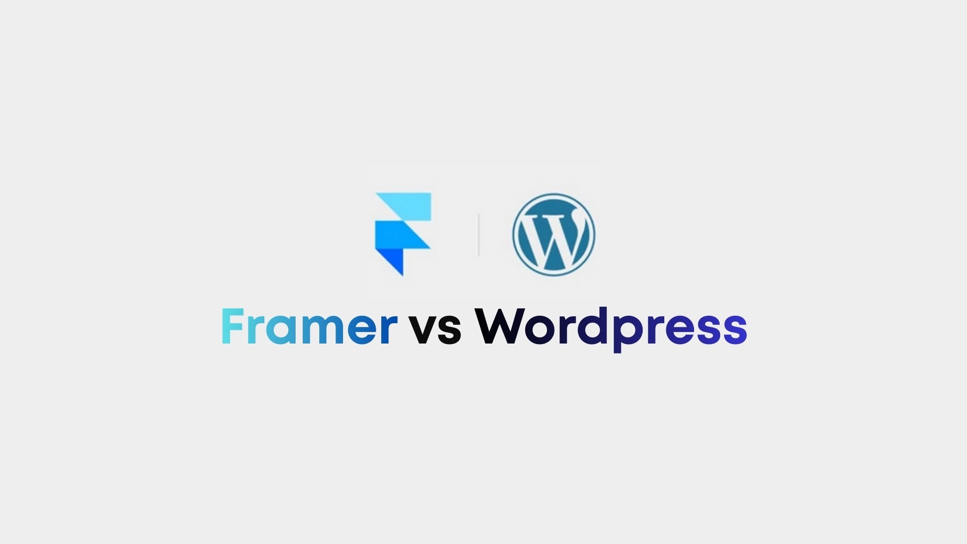 framer vs wordpress scelta