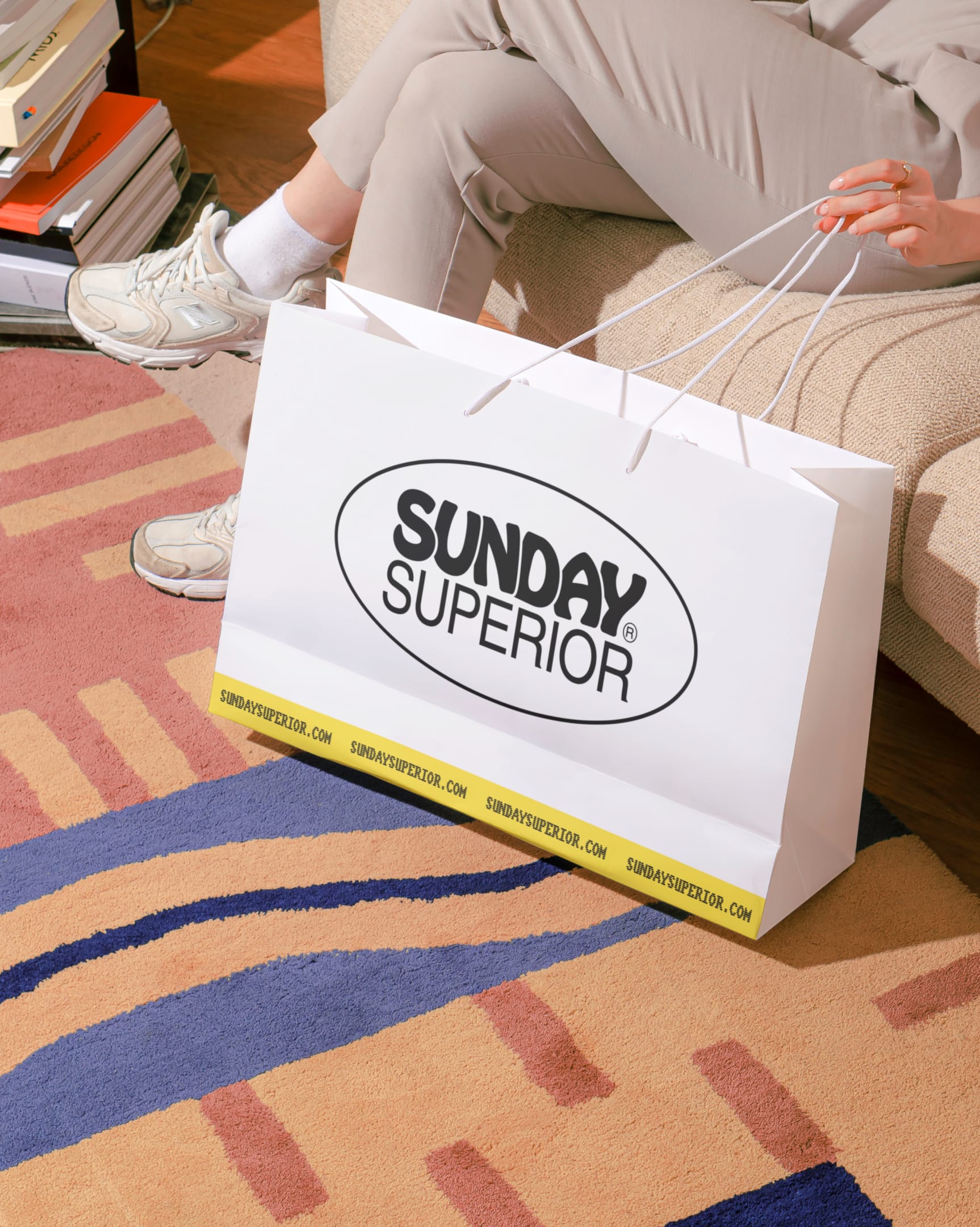 Sunday Superior Paper Shopping Bag