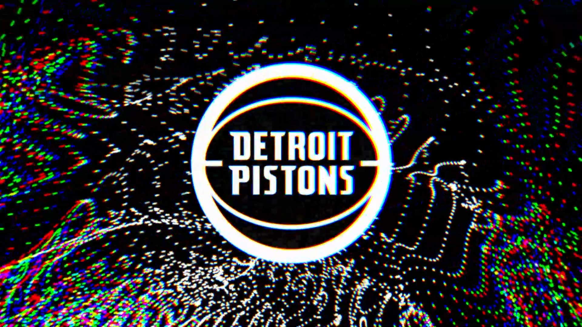 Professional arena LED visuals for Detroit Pistons enhancing fan engagement through motion design