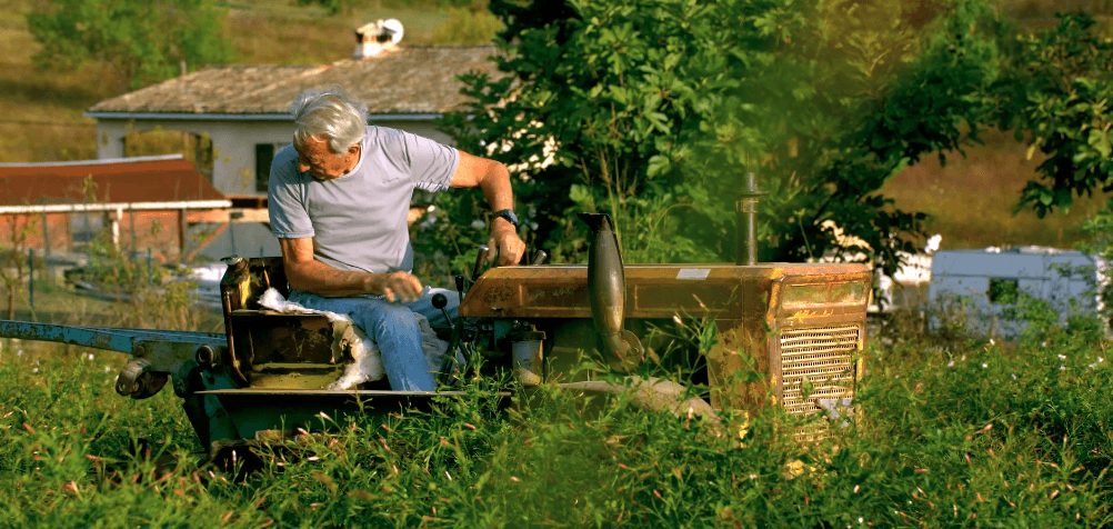 brown and white concrete house near green trees during daytime