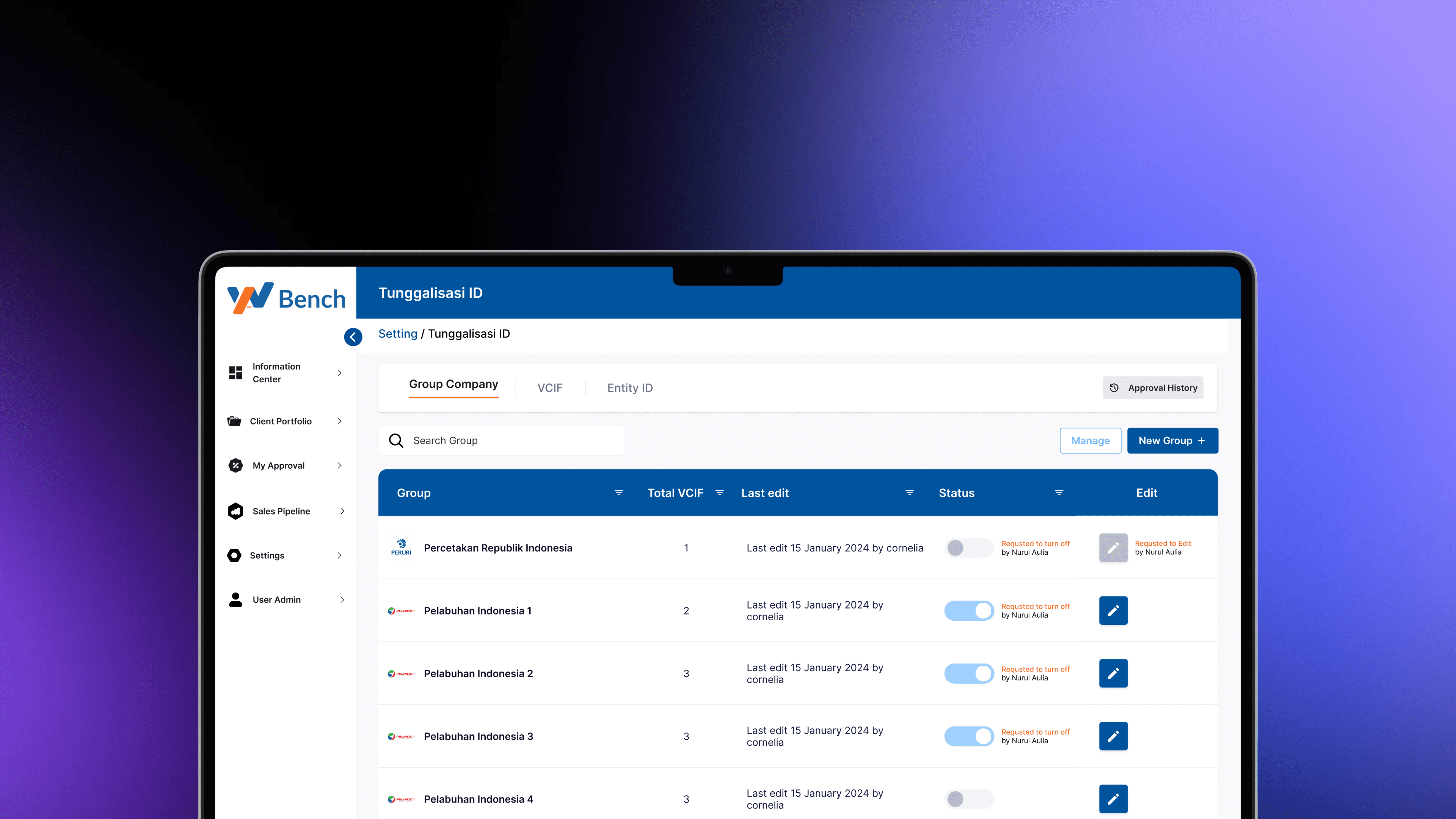 Project showcase laptop mockup