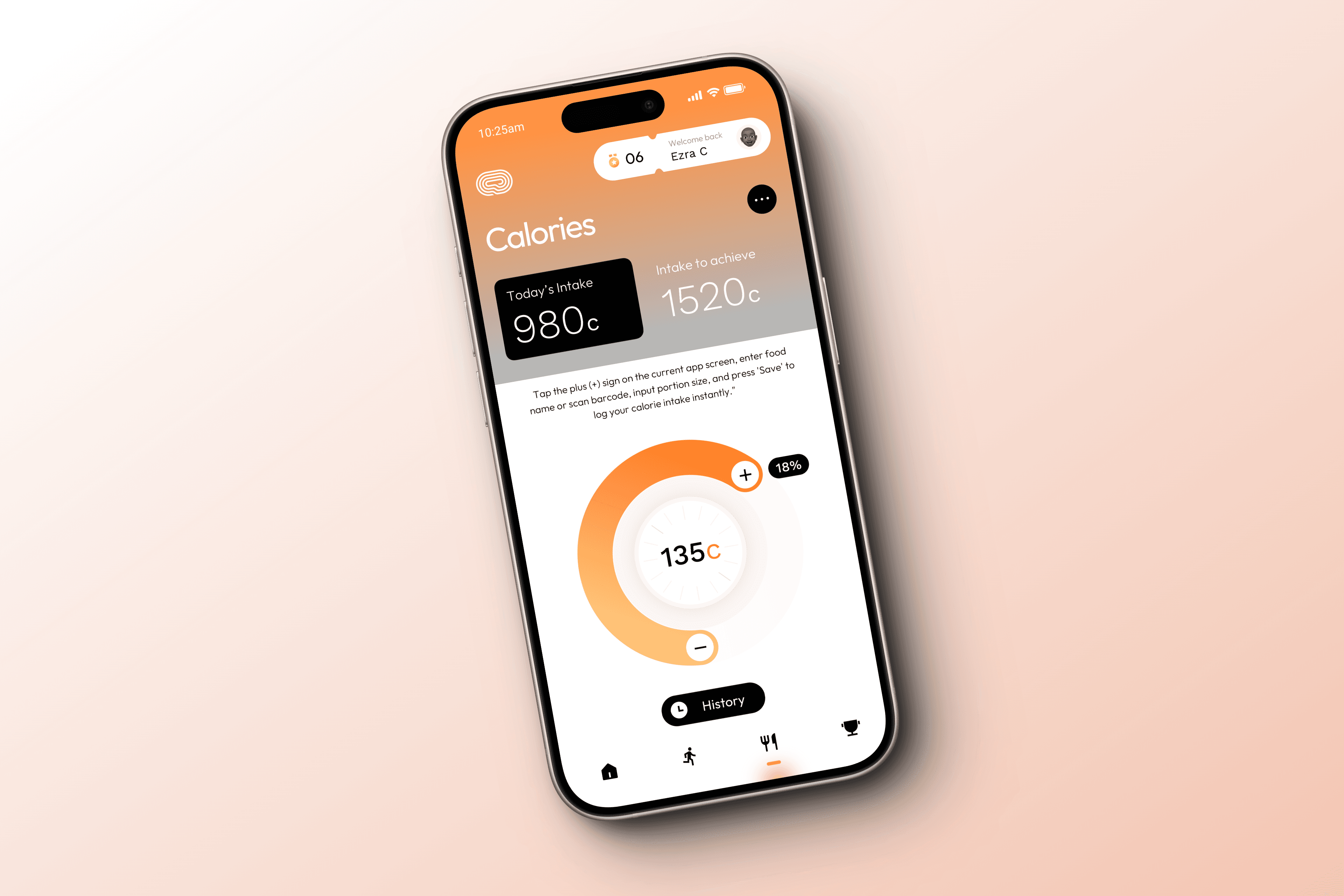 Inthikhab Fitness Tracker Design UIUX