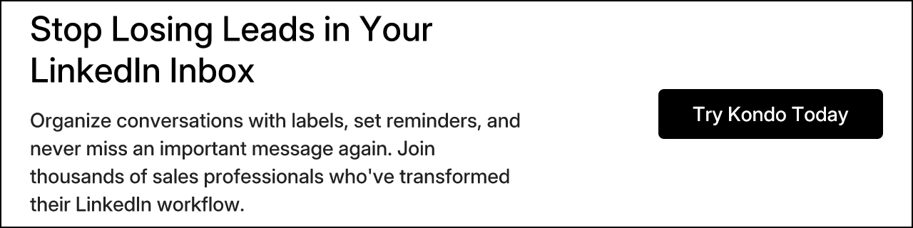 Stop Losing Leads in Your LinkedIn Inbox