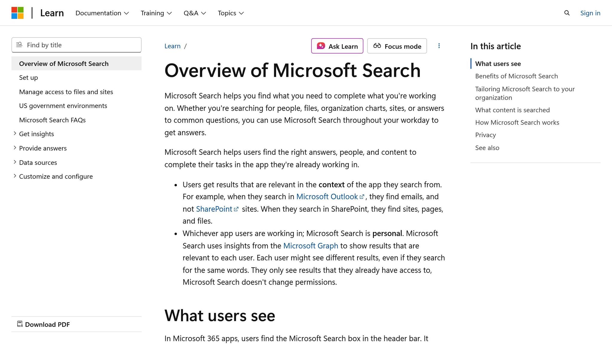 Microsoft Search