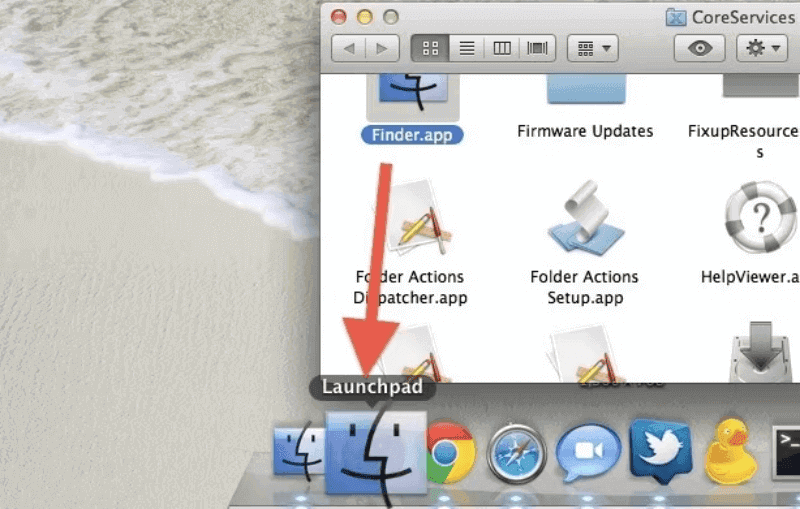  Open Finder on Mac