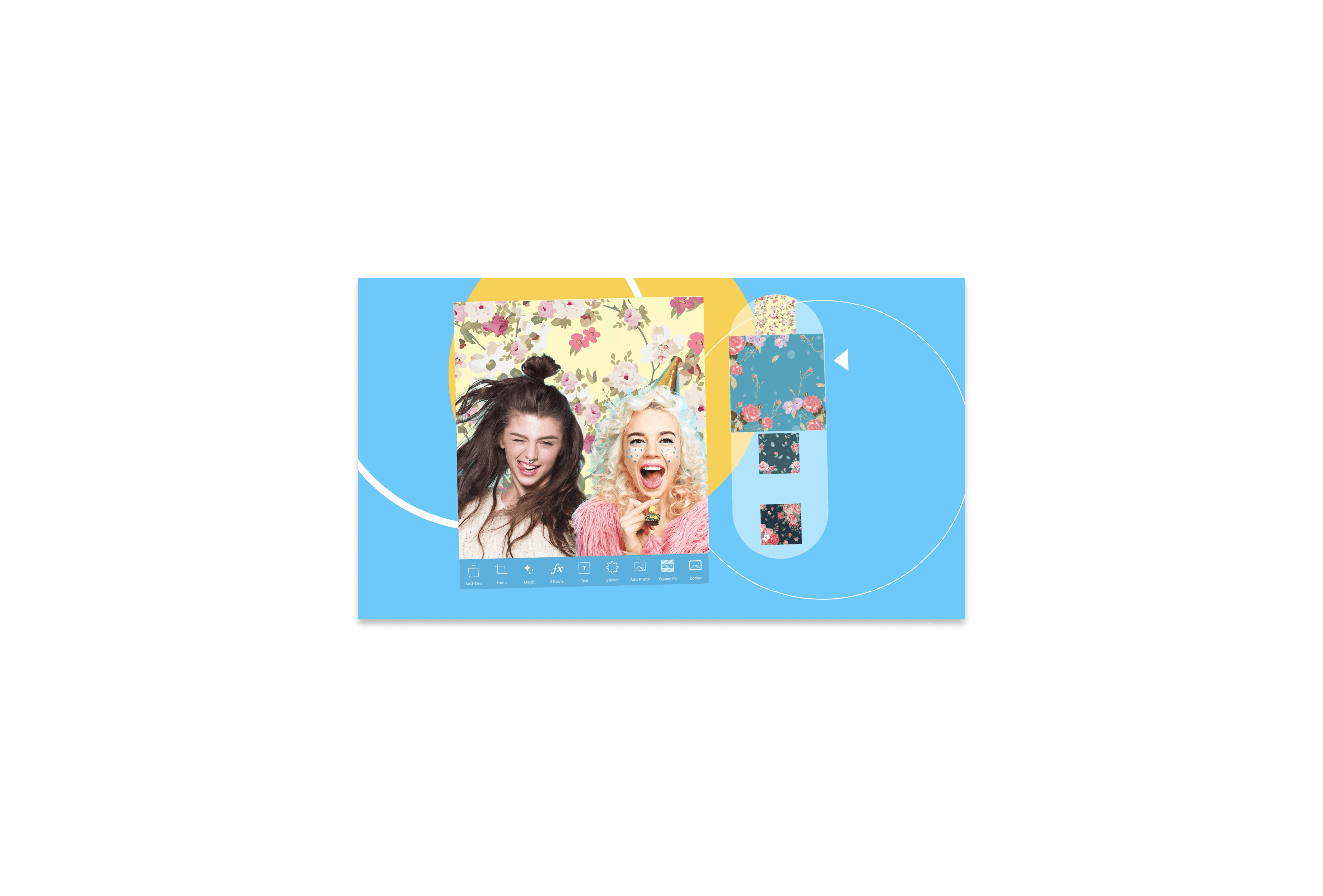 A screenshot for the footer of the website