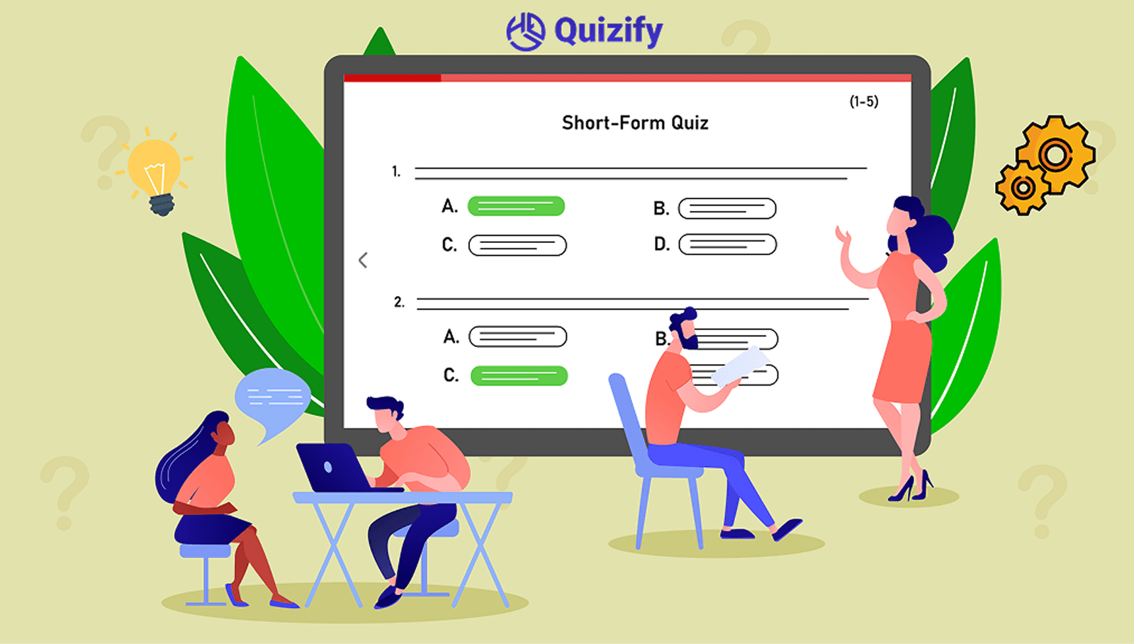 Short-Form Quiz Results: Quick and Engaging