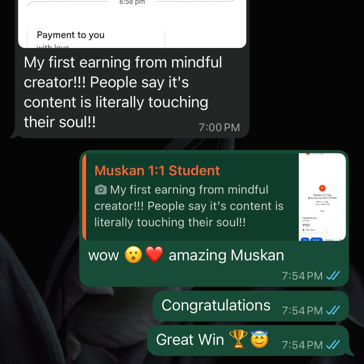 Student Results Proof