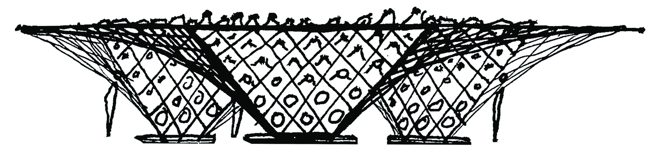 Sketch of S’winter Station before realizing the project.