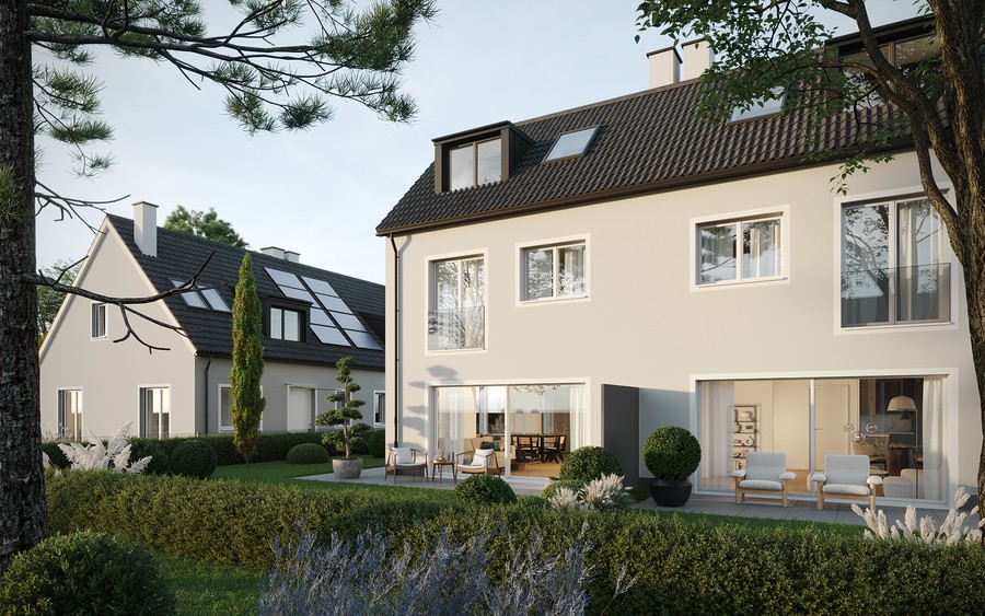 Außenansicht des Wohnhauses in der Eigerstraße 11, München