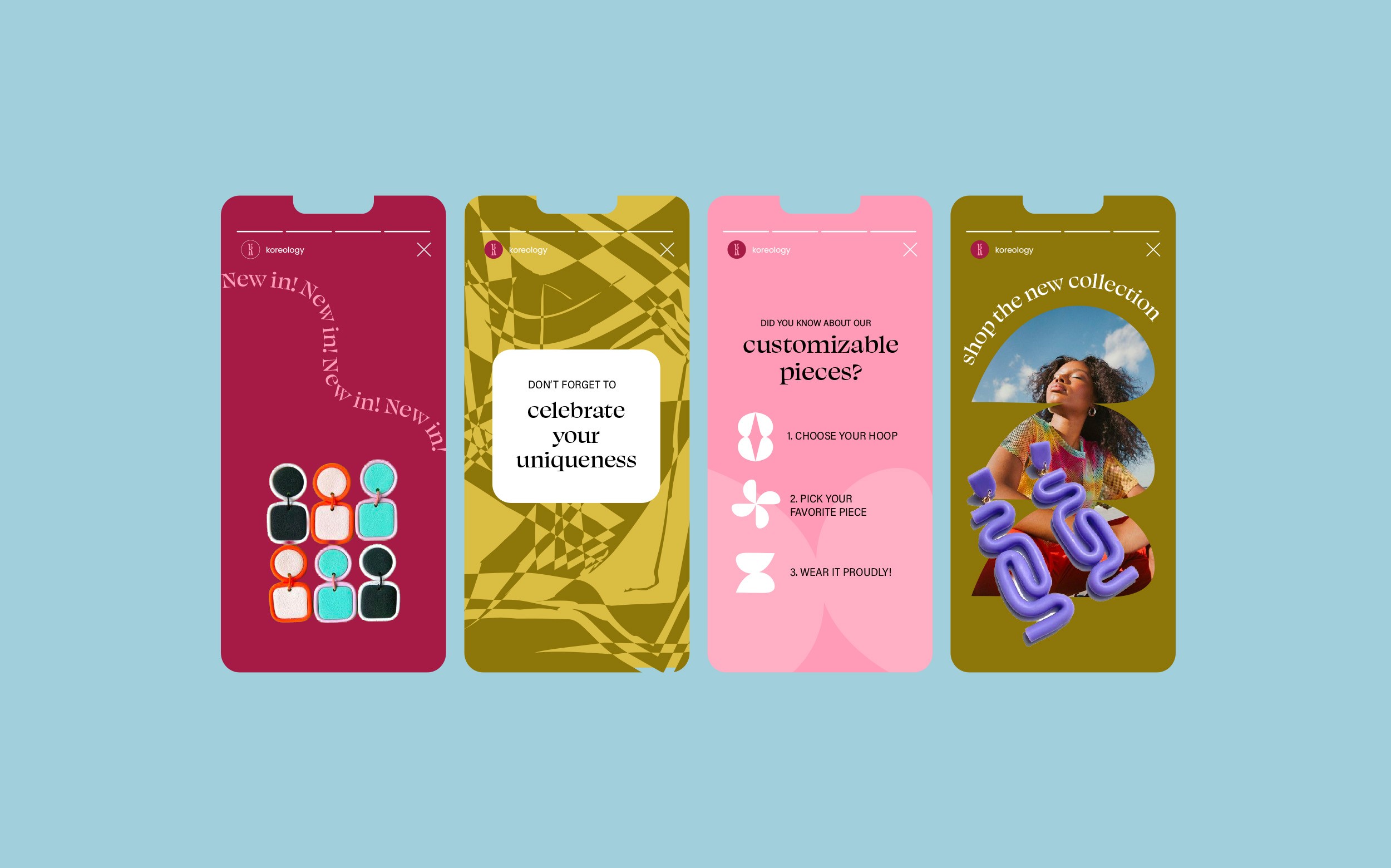 social media posts for creative accesories brand