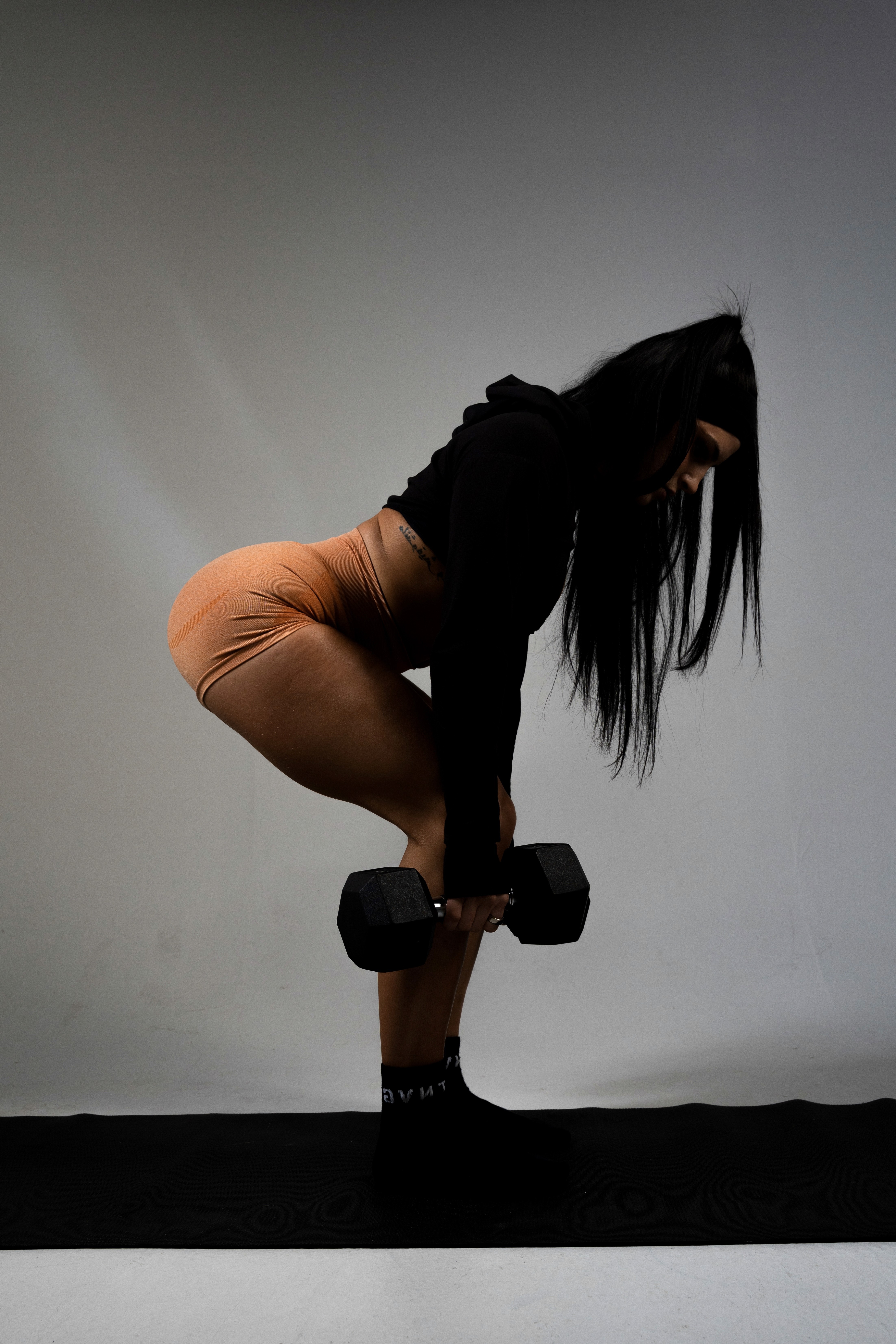 A girl using her smartphone