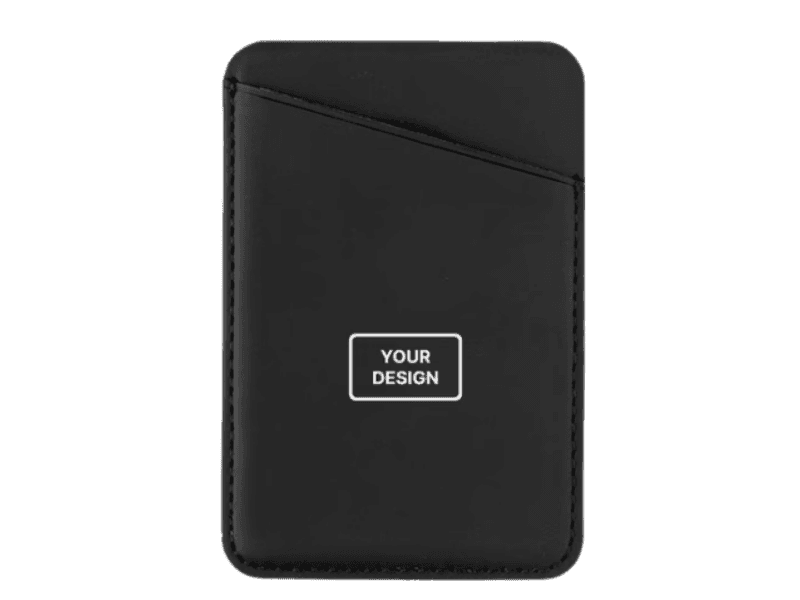 PU Magnetic Phone Card Holder