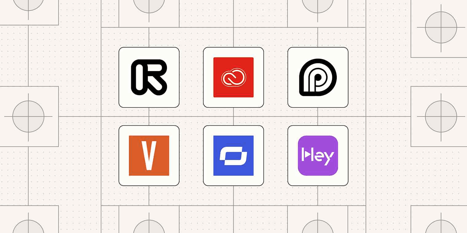 Collection of creative software app logos - Best AI Tools for Faceless YouTube Videos