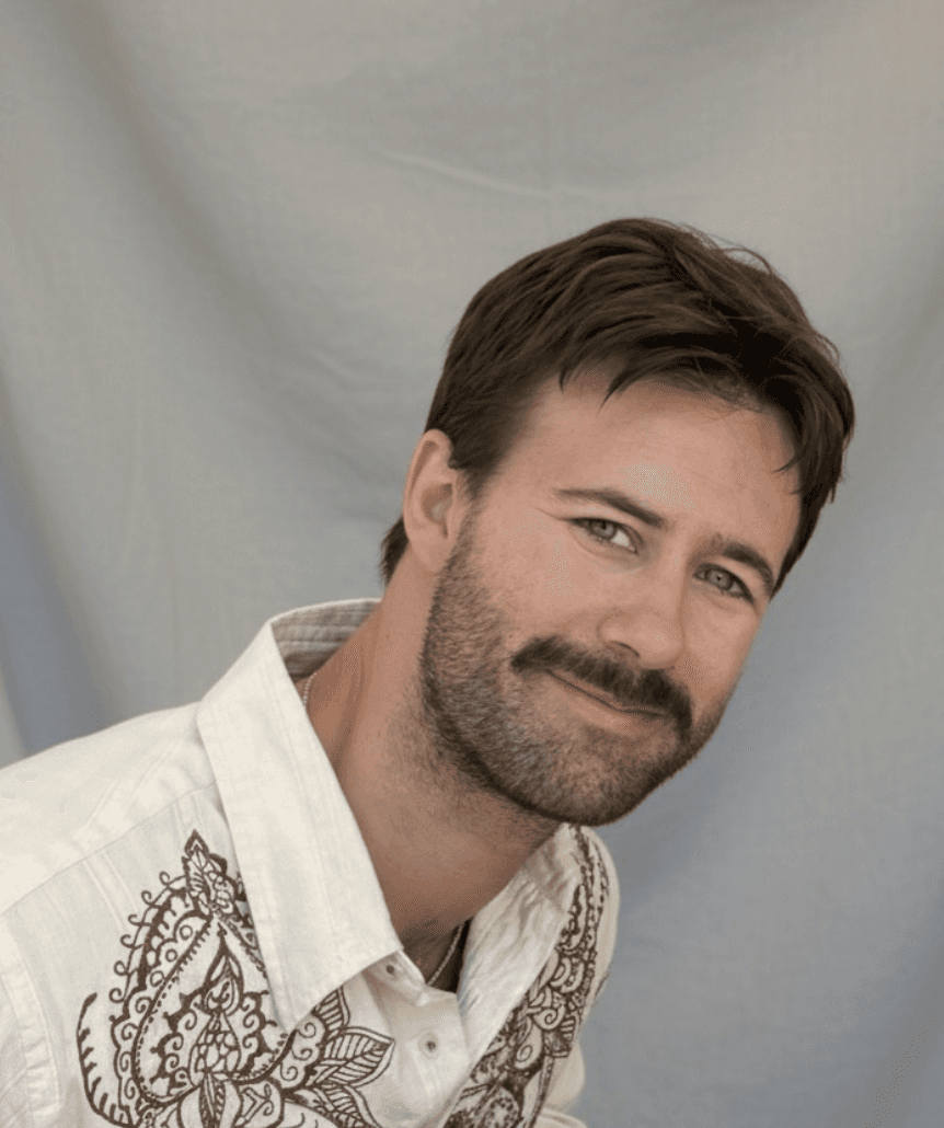 Woman with color palette