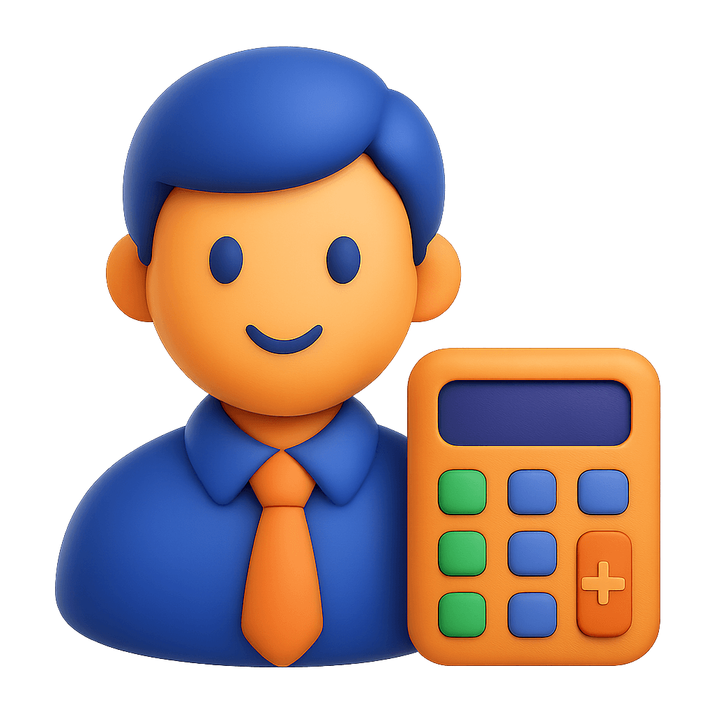 3D icon of an astronaut, who is the company logo of astro.tax