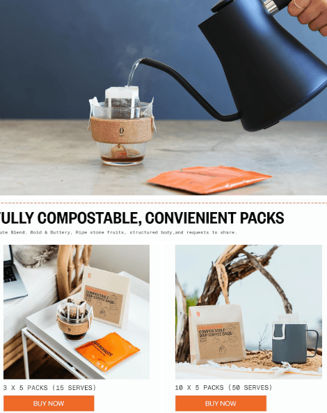 Amazon storefront design