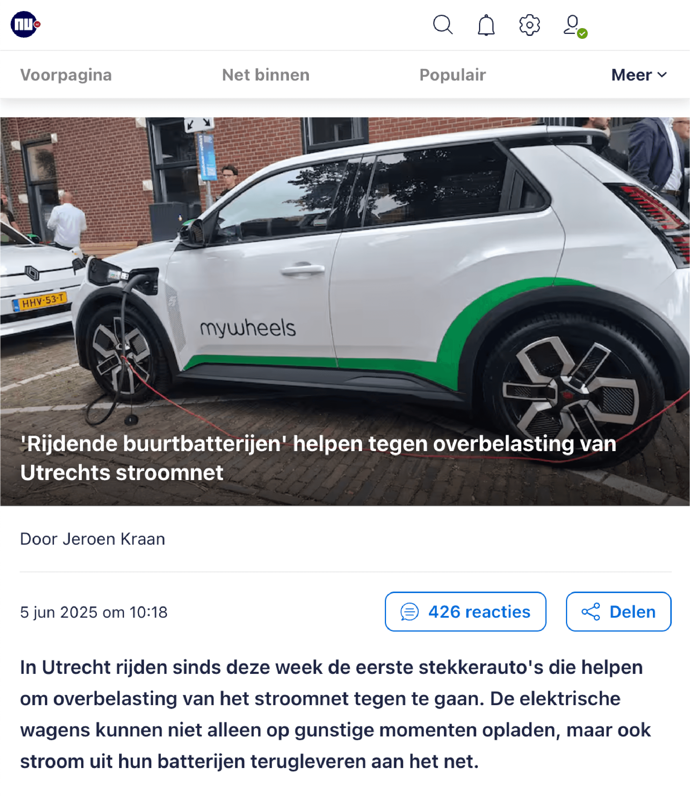Artikel nu.nl mywheels