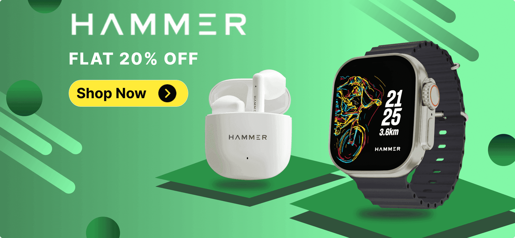 HAMMER — FLAT 20% OFF