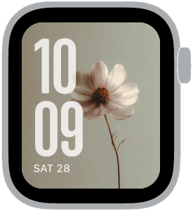 bloom still life Apple Watch face preview 5 featuring floral, modern, easter, and spring.