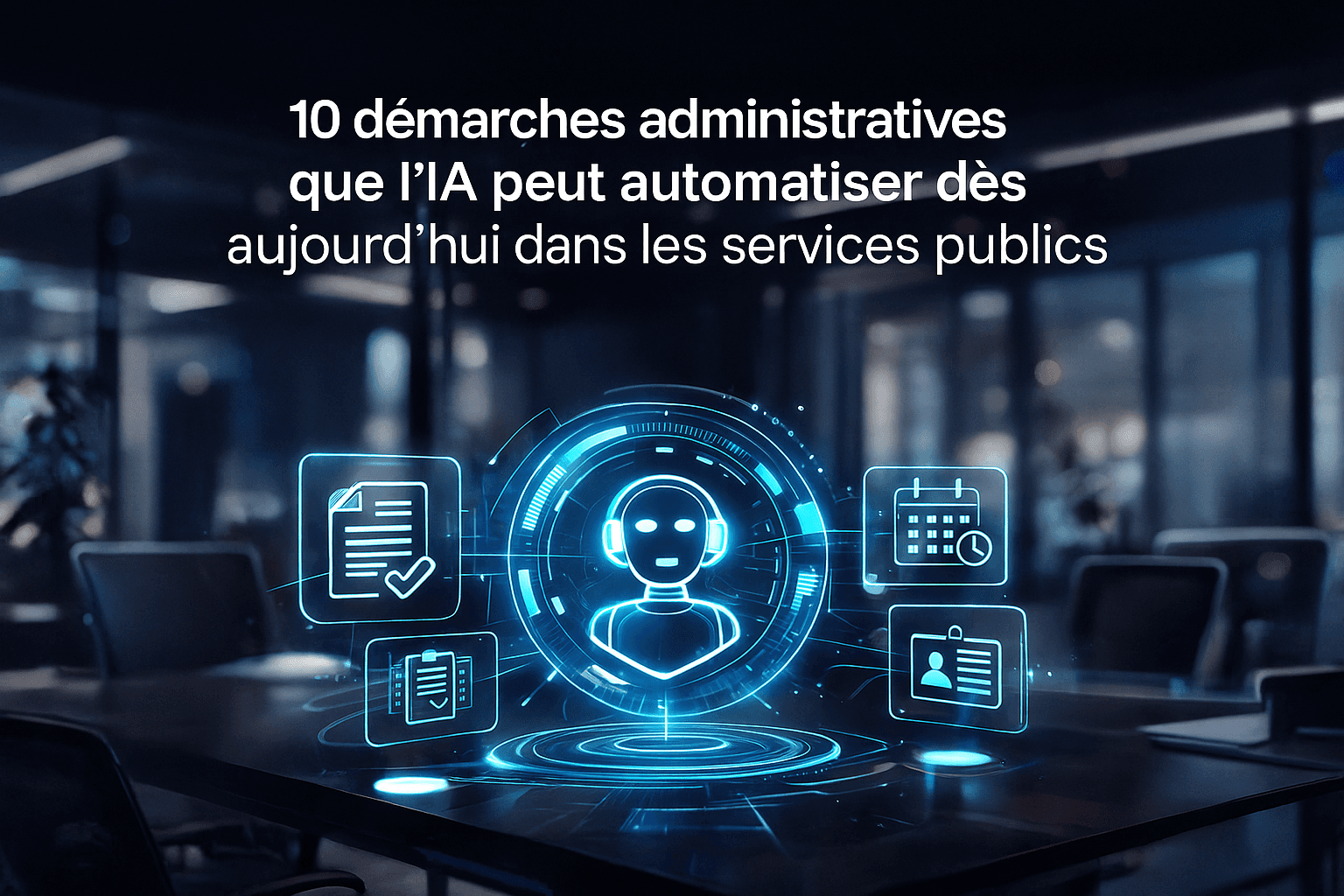 10 démarches administratives que l’IA peut automatiser dès aujourd’hui dans les services publics