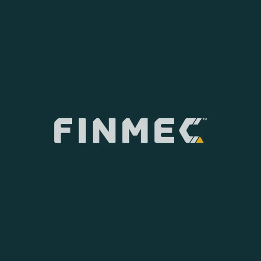 Finmec brand identity and logo design, mechanical services company rebrand Port Hedland WA, Telling Designs Perth