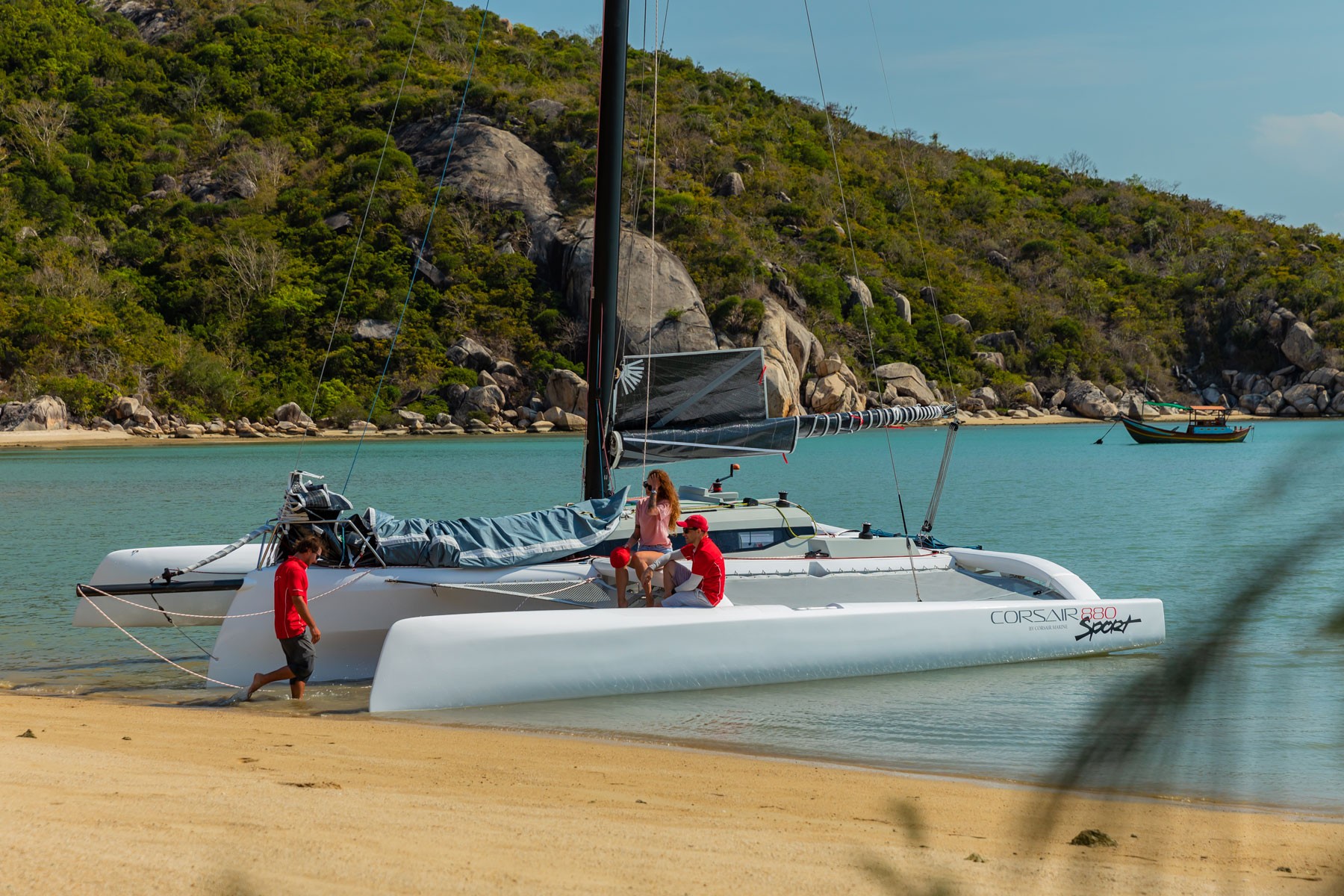 boat at beach