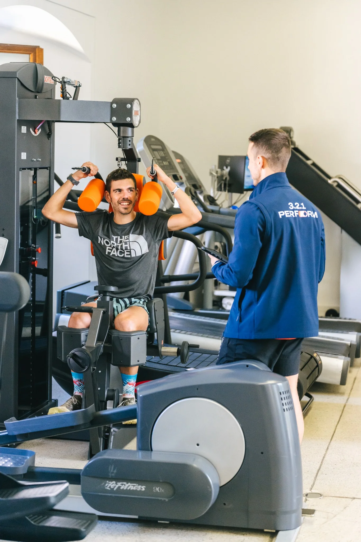 Physical and performance testing session with Pau Capell at The North Face Performance Lab