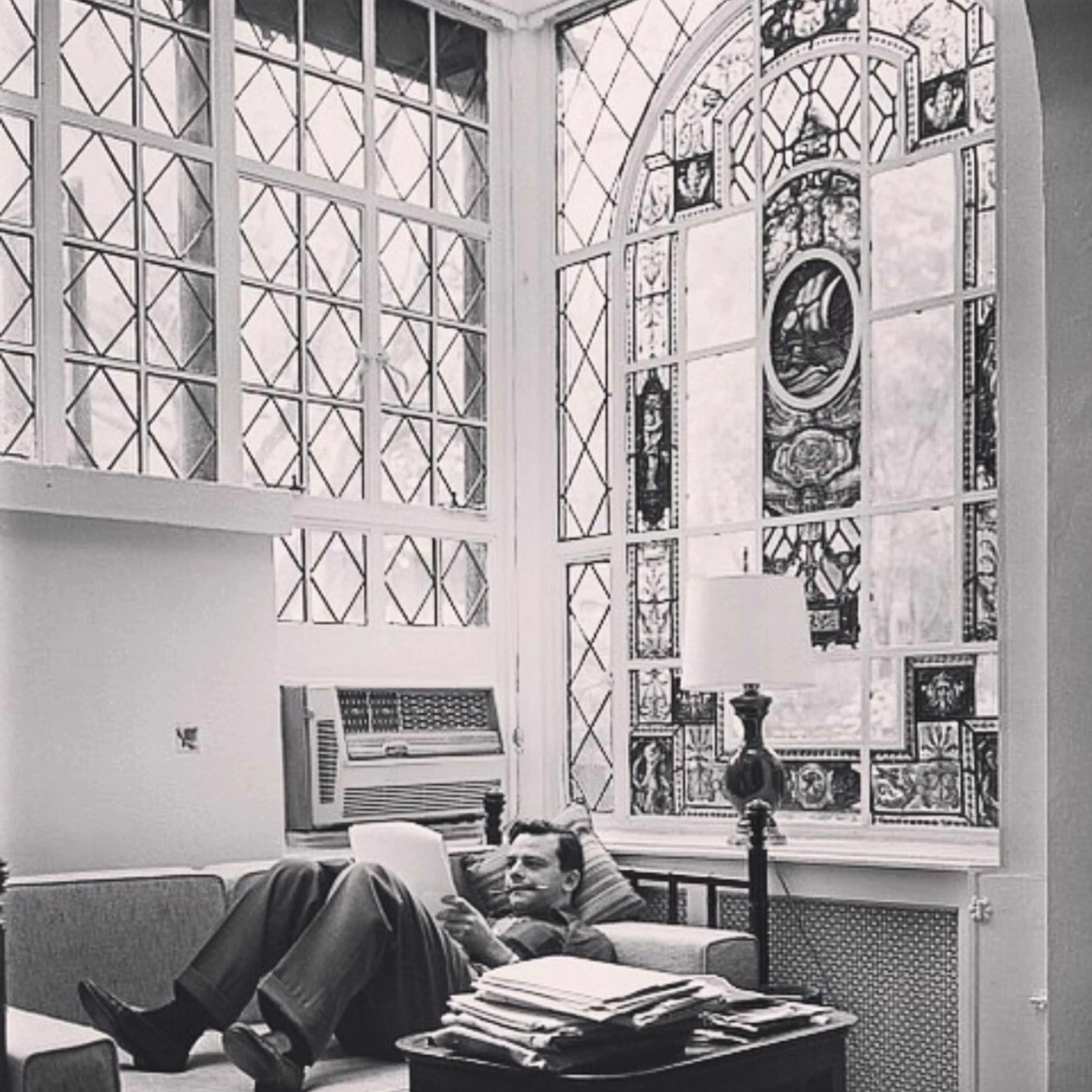 Stephen Sondheim at work