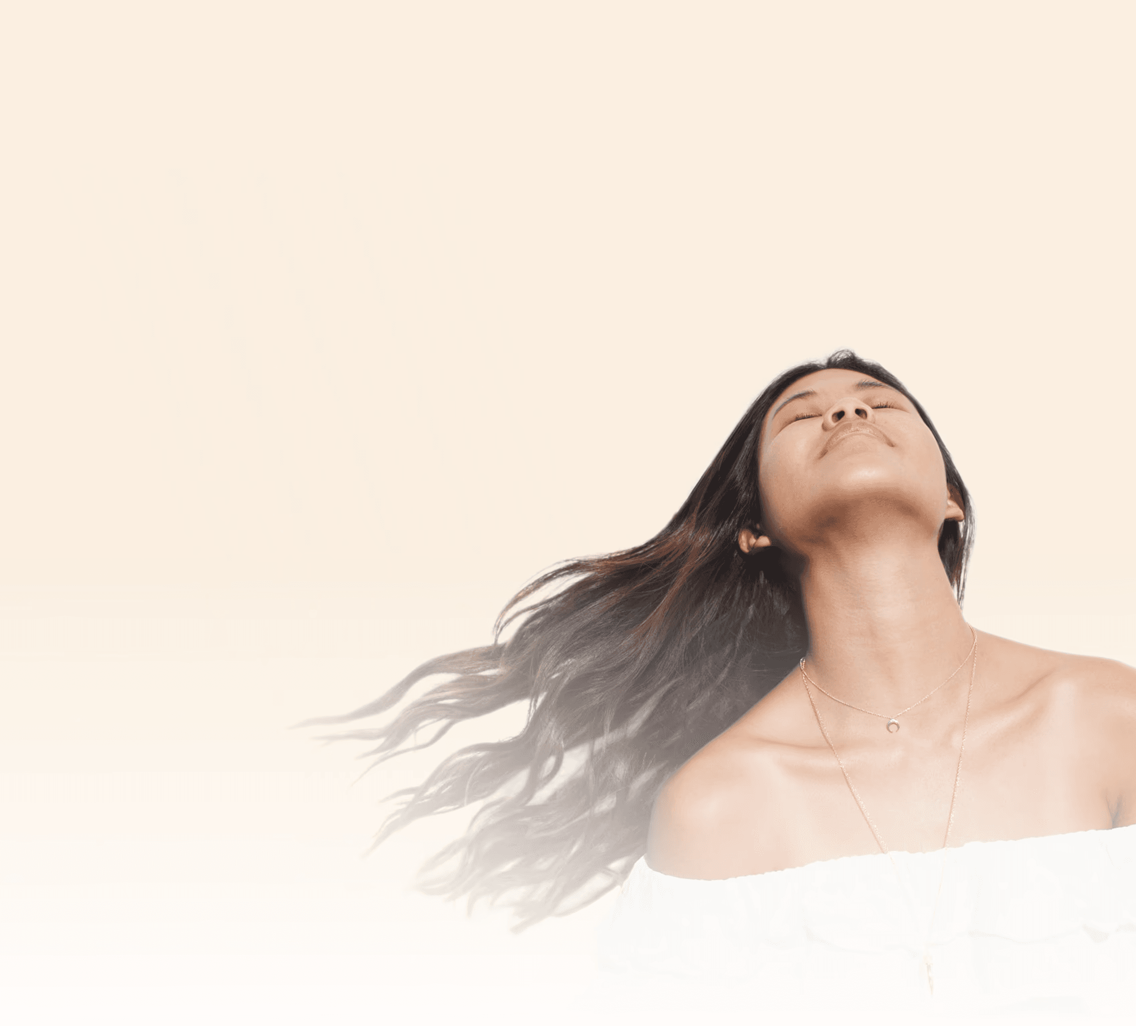 women with beauty wavy hair