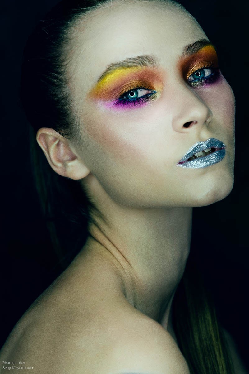 Make-up: Denis Kartashev. Photographer: Sergei Chyrkov. Макияж: Денис Карташев. Фотограф: Сергей Чирков.