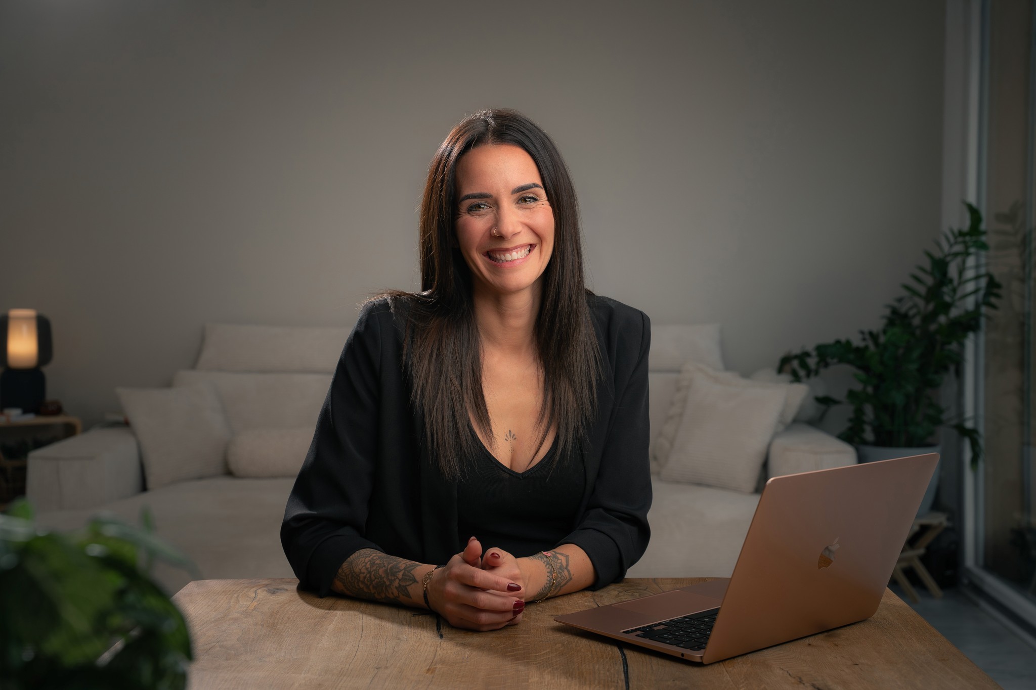 Portrait studio d'une cliente de Snapshot Media